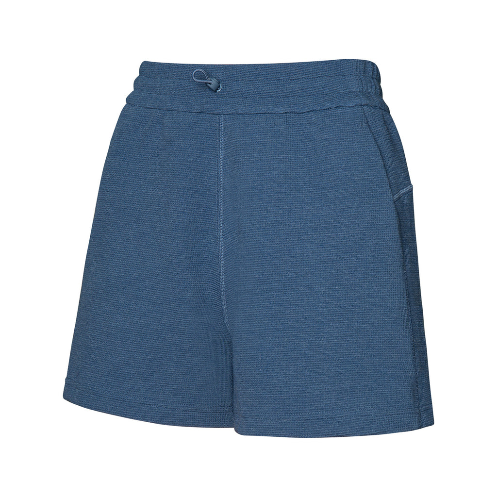 Women's waffle-knit loose yoga shorts image 5