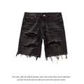VARIANT_IMAGE::Washed Black | Men's ripped denim shorts