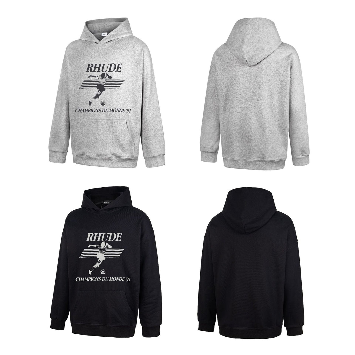 GMABCD Unisex Embroidered and Printed Graphic Hoodie – Casual Pullover