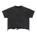 VARIANT_IMAGE::Black | Distressed boxy cotton T-shirt