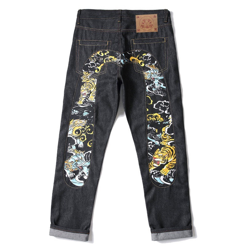 GMABCD Unisex Graphic Denim Jeans – Casual Streetwear Pants Collection