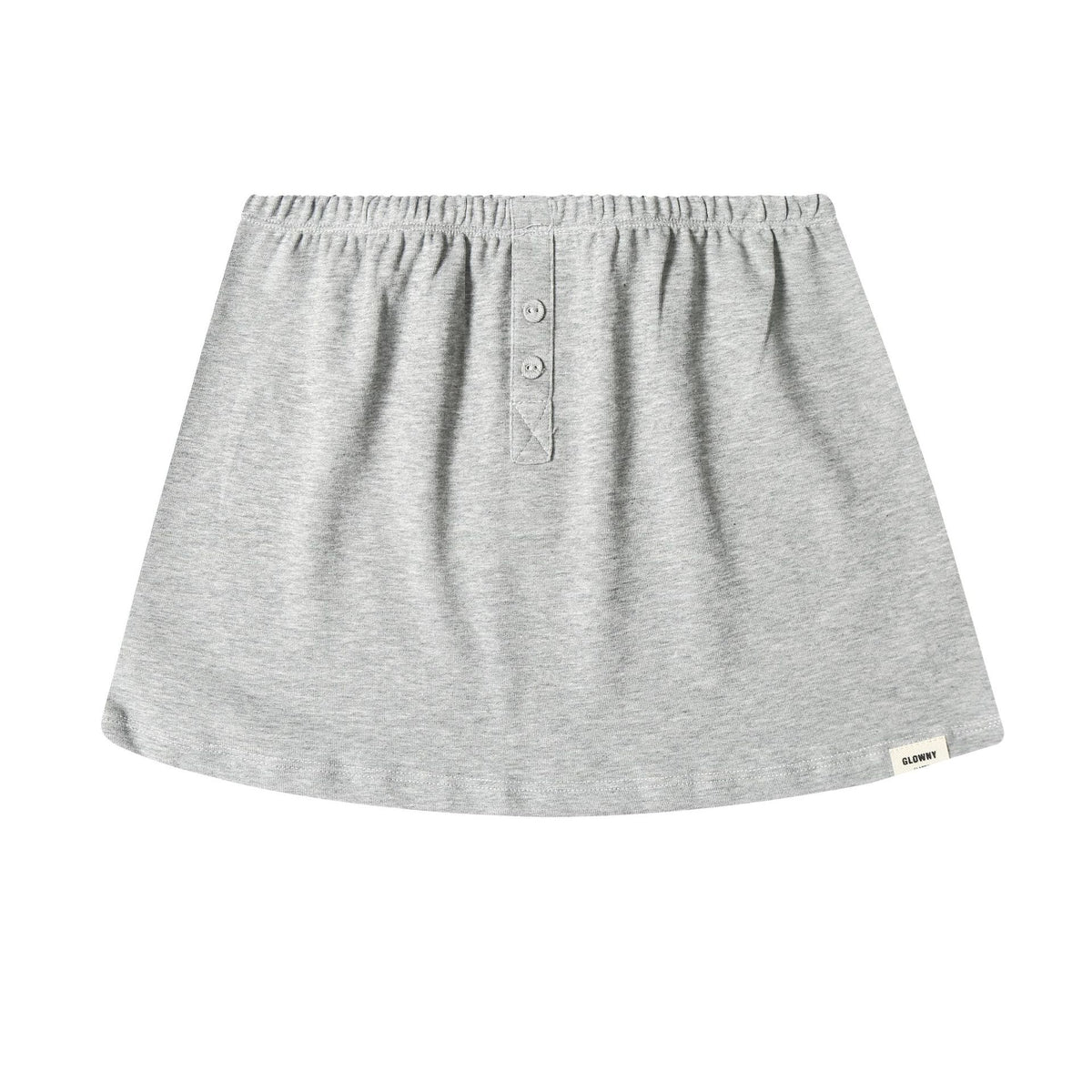 VARIANT_IMAGE::Gray Lounge Mini Skirt | Women's cotton loungewear