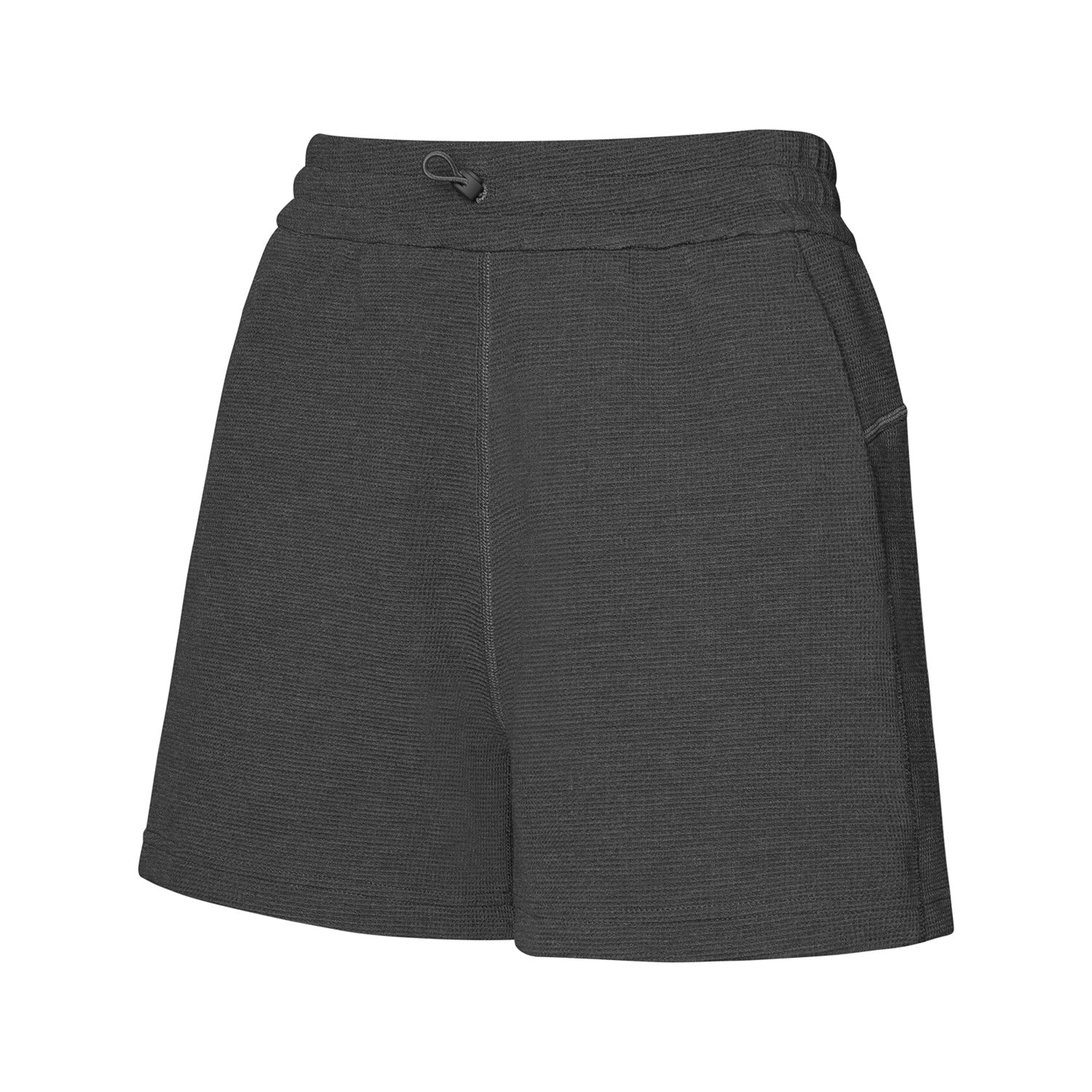 Women's waffle-knit loose yoga shorts image 4