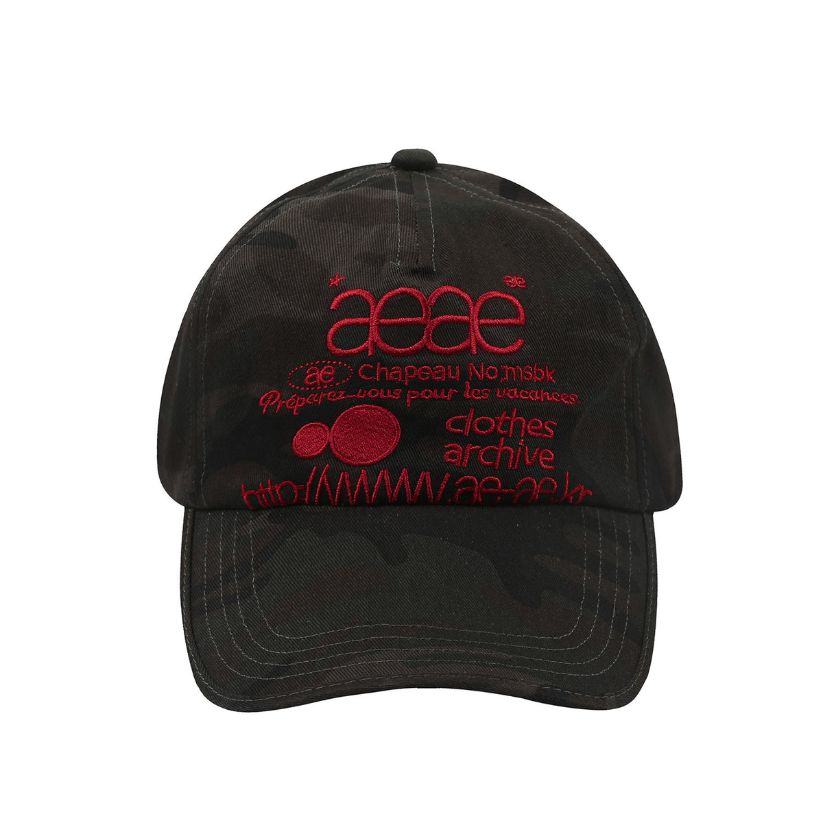 VARIANT_IMAGE::Dark Camouflage | AEAE embroidered camouflage baseball cap