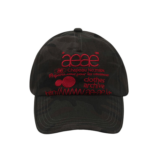 VARIANT_IMAGE::Dark Camouflage | AEAE embroidered camouflage baseball cap