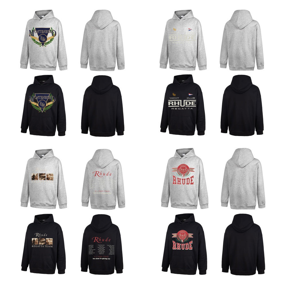 GMABCD Unisex Embroidered and Printed Graphic Hoodie – Casual Pullover