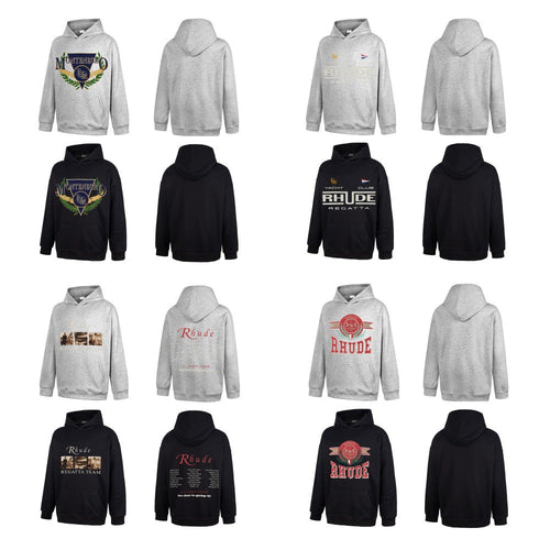 GMABCD Unisex Embroidered and Printed Graphic Hoodie – Casual Pullover