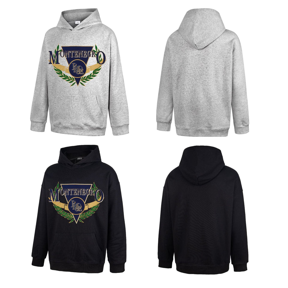 GMABCD Unisex Embroidered and Printed Graphic Hoodie – Casual Pullover