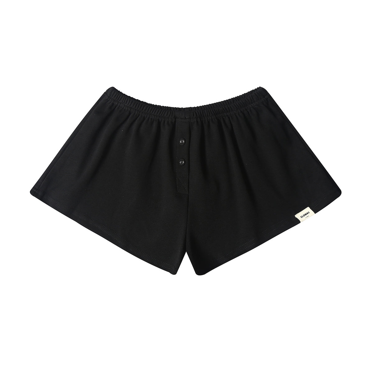 VARIANT_IMAGE::Black Lounge Shorts | Women's cotton loungewear