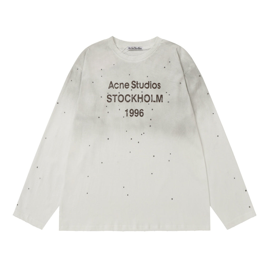VARIANT_IMAGE::AC19 Rhinestone White | Vintage graphic long-sleeve T-shirt