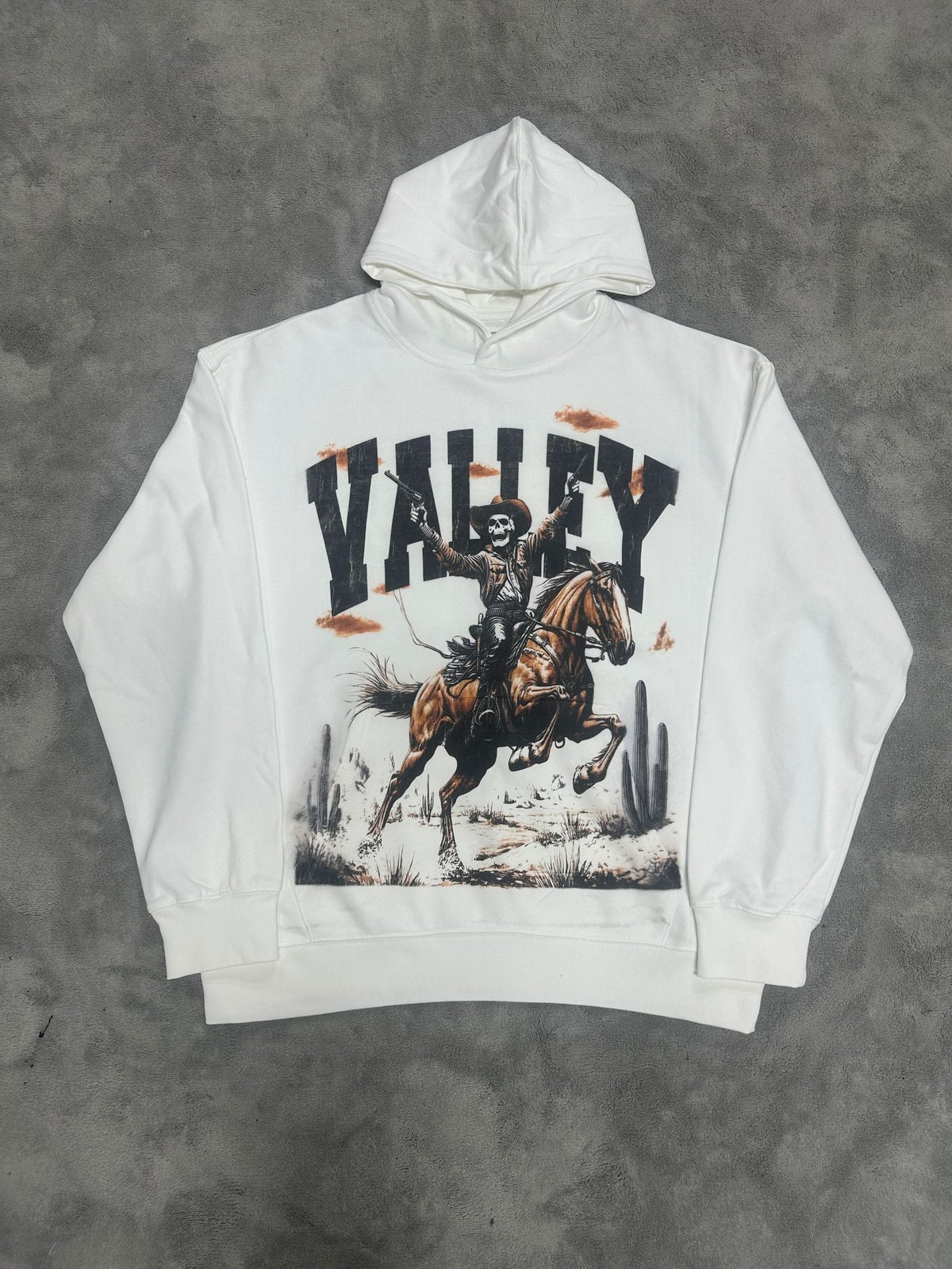 GMABCD Unisex Graphic Print Pullover Hoodie – Relaxed Terry Streetwear