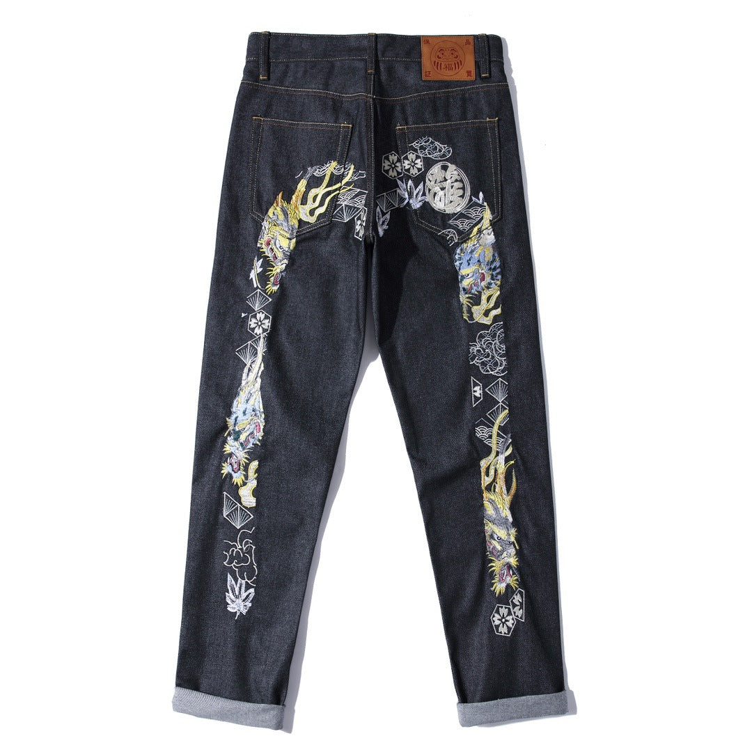 GMABCD Unisex Graphic Denim Jeans – Casual Streetwear Pants Collection