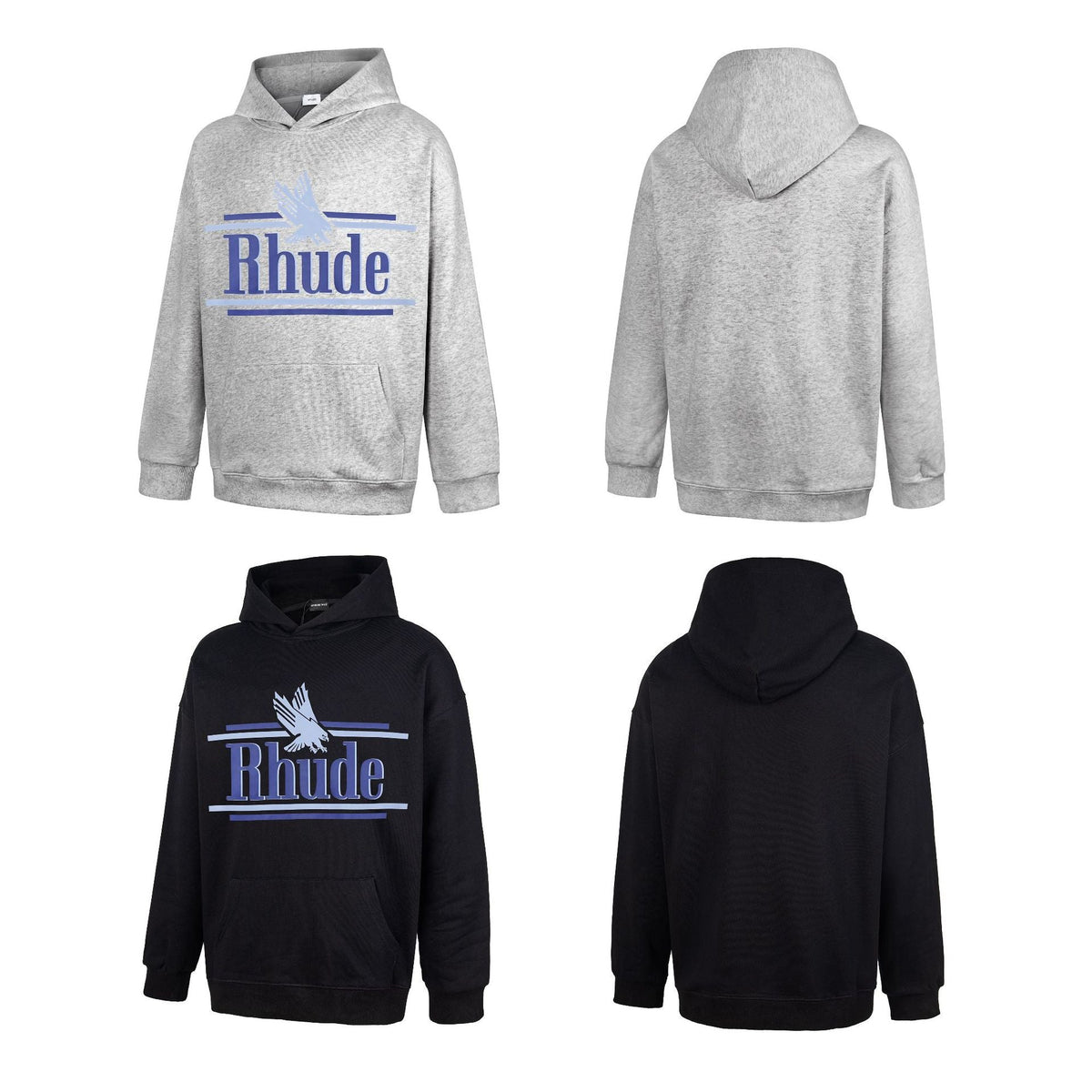 GMABCD Unisex Embroidered and Printed Graphic Hoodie – Casual Pullover