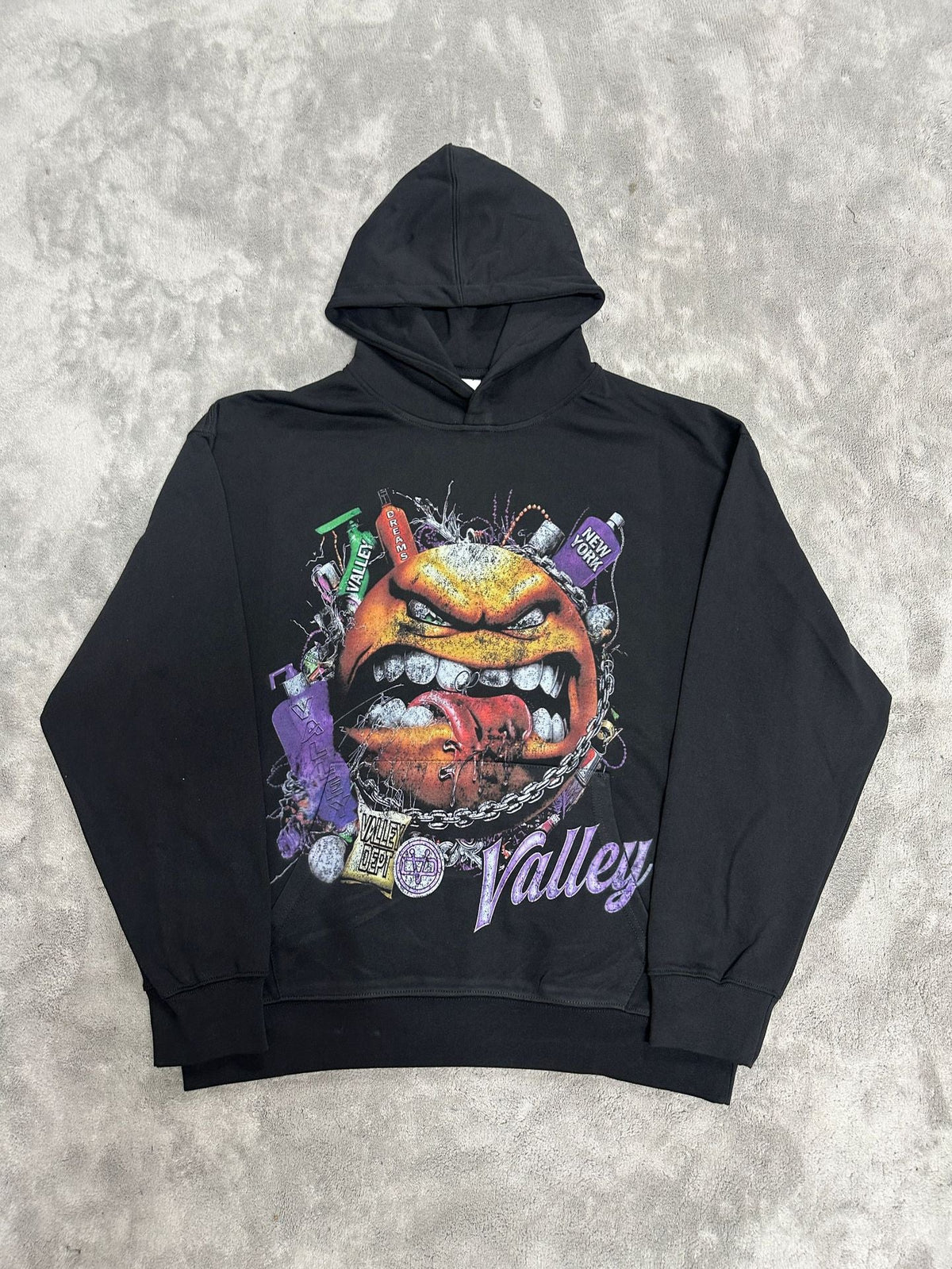 GMABCD Unisex Graphic Print Pullover Hoodie – Relaxed Terry Streetwear